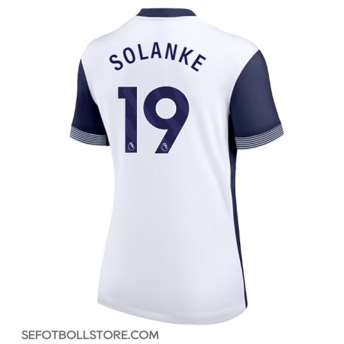 Tottenham Hotspur Dominic Solanke #19 Replika Hemmatröja Dam 2024-25 Kortärmad